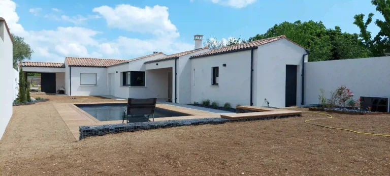 surélévation en ossature bois dans le 17